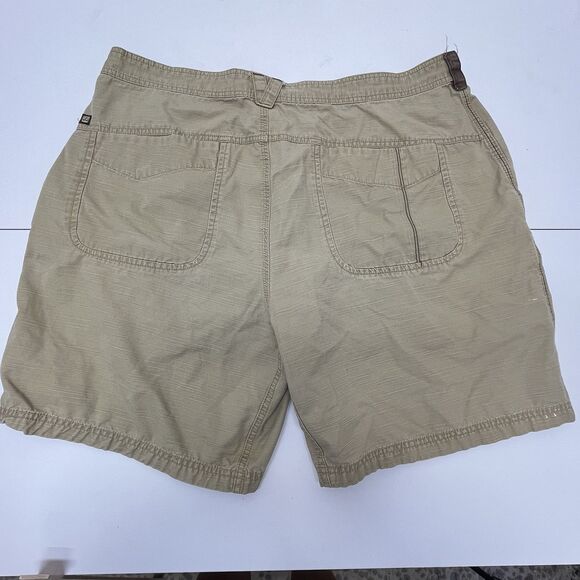 VTG.‎ Prana BREATH Shorts Mens Sz 38 9' Khaki 5 Pocket Hiking Outdoor Cotton - Picture 6 of 10